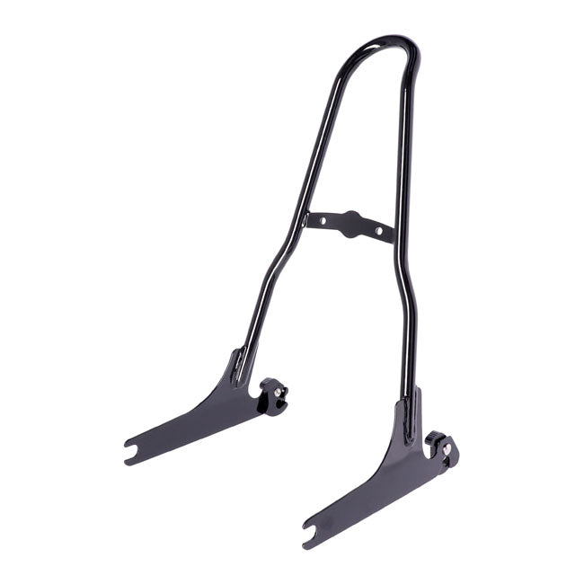 Sissy Bar Kit 21" 1 Piece Upright, Black Sissy Bars Mcs