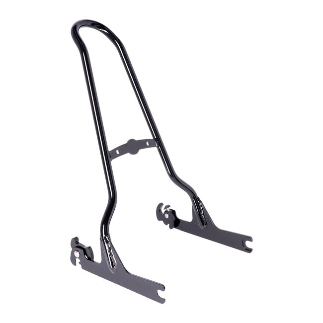 Sissy Bar Kit 21" 1 Piece Upright, Black Sissy Bars Mcs