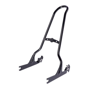 Sissy Bar Kit 21" 1 Piece Upright, Black Sissy Bars Mcs