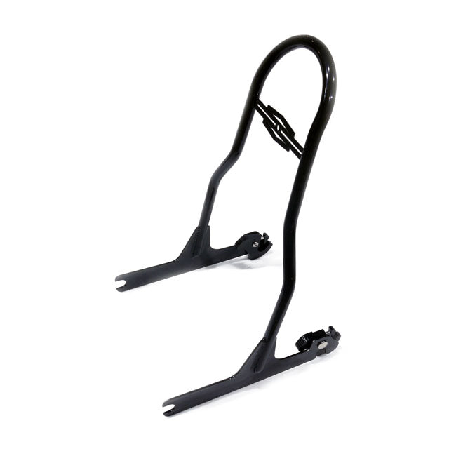 Sissy Bar Kit 17.50" Upright Black Sissy Bars Mcs