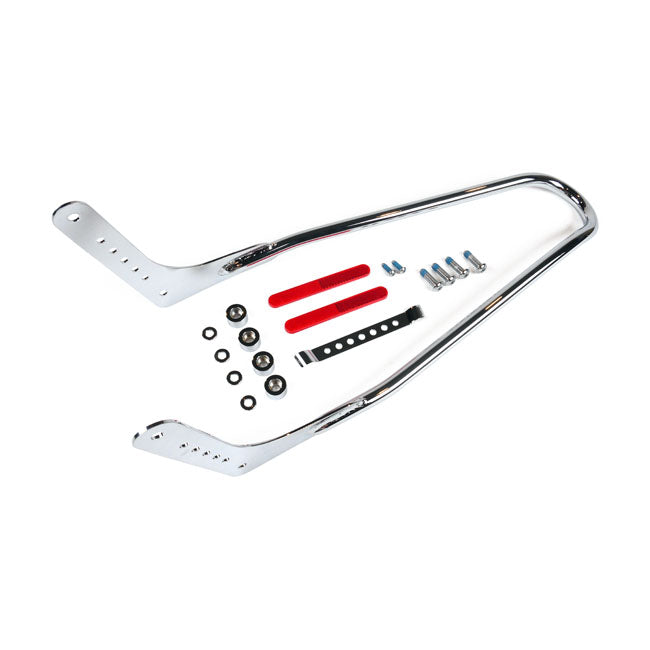 Sissy Bar Kit 21" Upright Chrome Sissy Bars Mcs