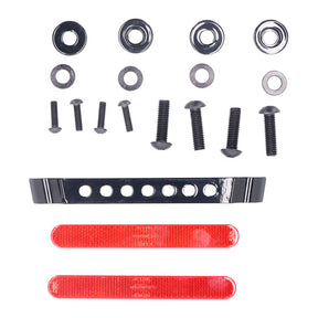Sissy Bar Kit 21" Upright Black Sissy Bars Mcs