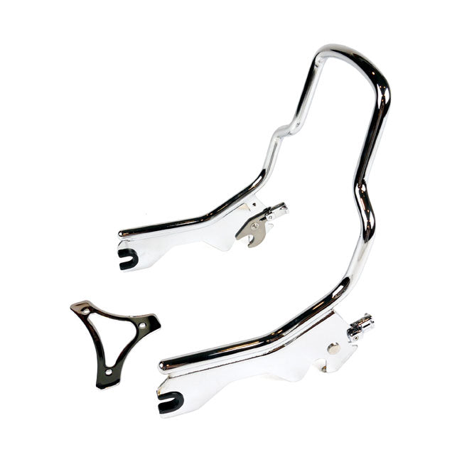 Sissy Bar Kit 12" Upright. Chrome Sissy Bars Mcs
