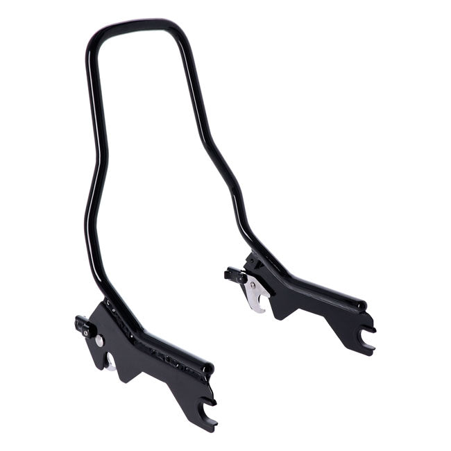 Sissy Bar Kit 12" Upright. Gloss Black Sissy Bars Mcs