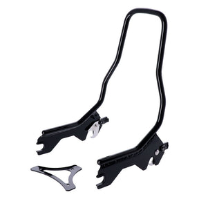 Sissy Bar Kit 12" Upright. Gloss Black Sissy Bars Mcs
