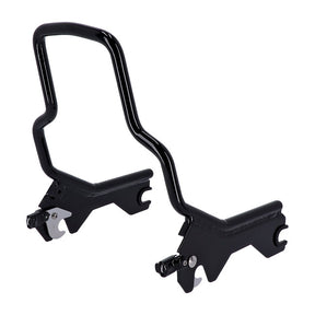 Sissy Bar Kit 8.5" Upright Black Sissy Bars Mcs