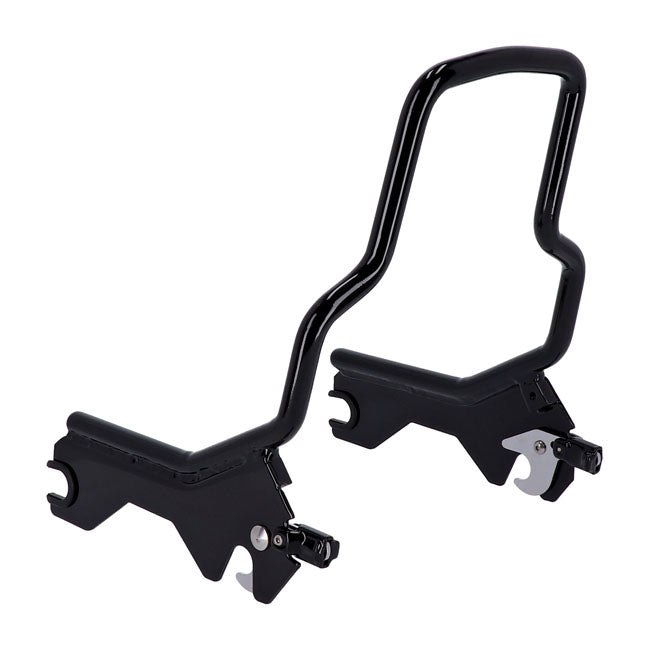 Sissy Bar Kit 8.5" Upright Black Sissy Bars Mcs