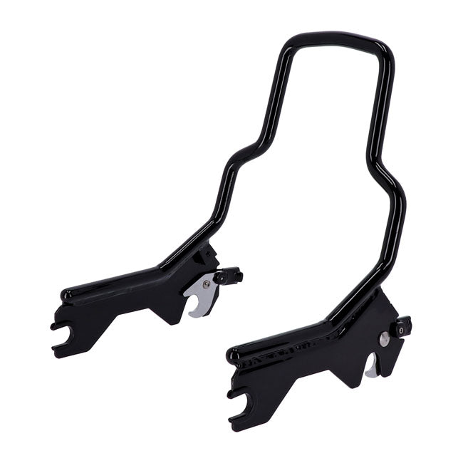 Sissy Bar Kit 8.5" Upright Black Sissy Bars Mcs