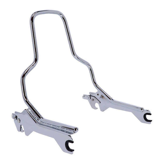 Sissy Bar Kit 14.5" Upright Chrome Sissy Bars Mcs