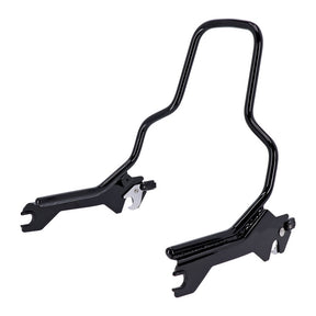 Sissy Bar Kit 14.5" Upright Black Sissy Bars Mcs