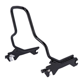 Sissy Bar Kit 14.5" Upright Black Sissy Bars Mcs