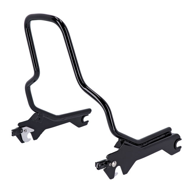 Sissy Bar Kit 14.5" Upright Black Sissy Bars Mcs