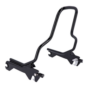 Sissy Bar Kit 14.5" Upright Black Sissy Bars Mcs