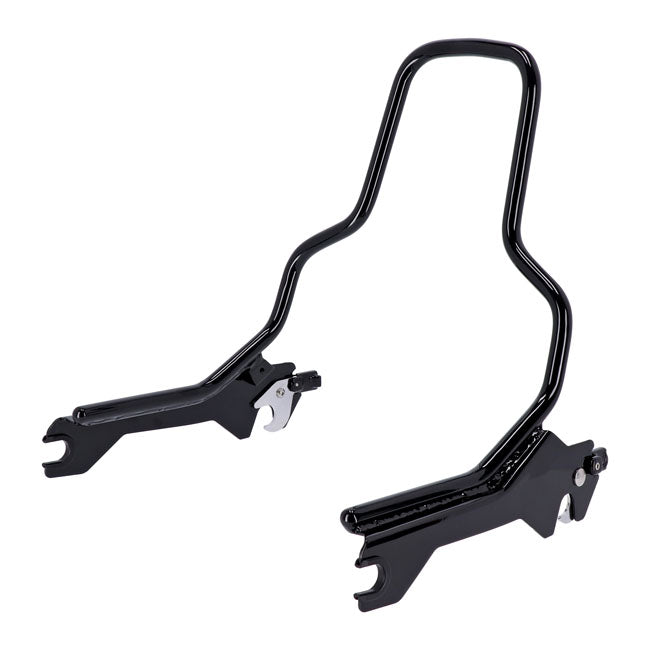 Sissy Bar Kit 14.5" Upright Black Sissy Bars Mcs