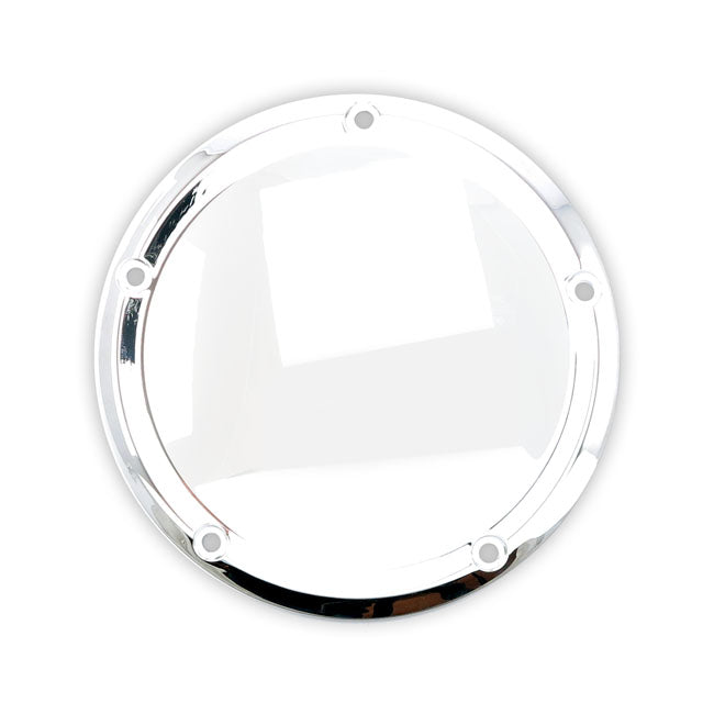 Derby Cover, Smooth Domed. Chrome Derby Cover Mcs