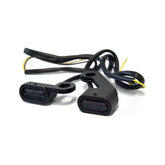 Fastline, Below Bar Led Turn Signal Set. Black Turn Signals Led Mcs