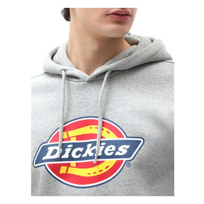 Dickies Icon Logo Hoodie, Grey Melange Hoodie Dickies