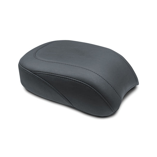 Mustang Seat Wide Tripper Rear Black Pillion Pads Mustang
