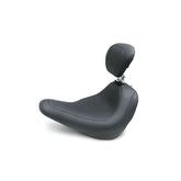 Mustang Seat Wide Tripper W/Backrest Solo Black Solo Seats Mustang