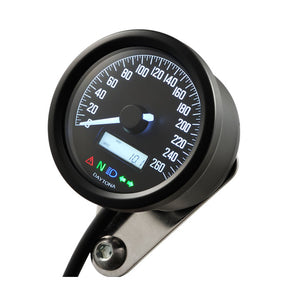Daytona, Velona 60mm speedometer black 260kmh TACHOMETERS Daytona