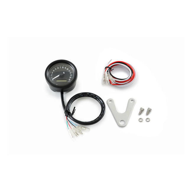 Daytona, Velona 60mm tachometer black 15000 rpm SPEEDOMETERS Daytona