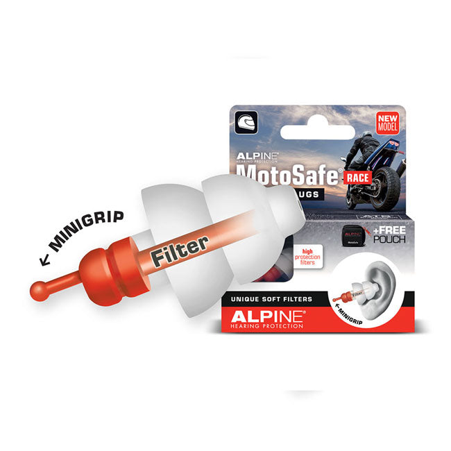 Alpine MotoSafe Race earplugs EARPLUGS Alpine