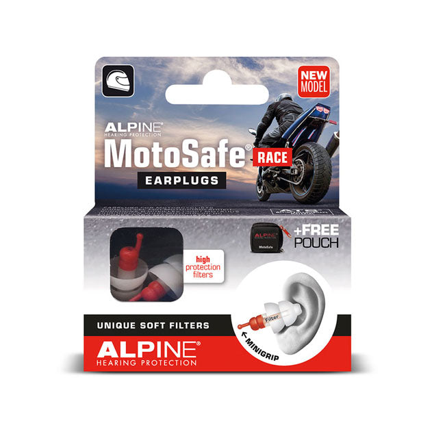 Alpine MotoSafe Race earplugs EARPLUGS Alpine