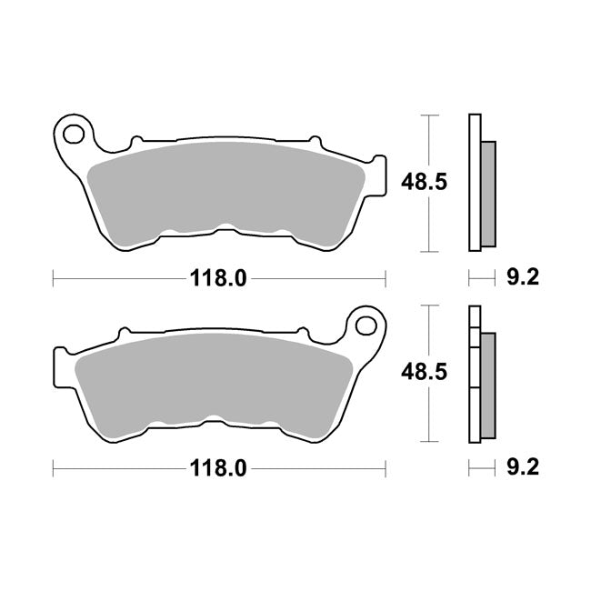 Sbs Brake Pad Ceramic Hi Tech Street Brake Pads Sbs