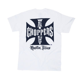 West Coast Choppers "Og Classic Atx" T-Shirt - White T-Shirt West Coast Choppers