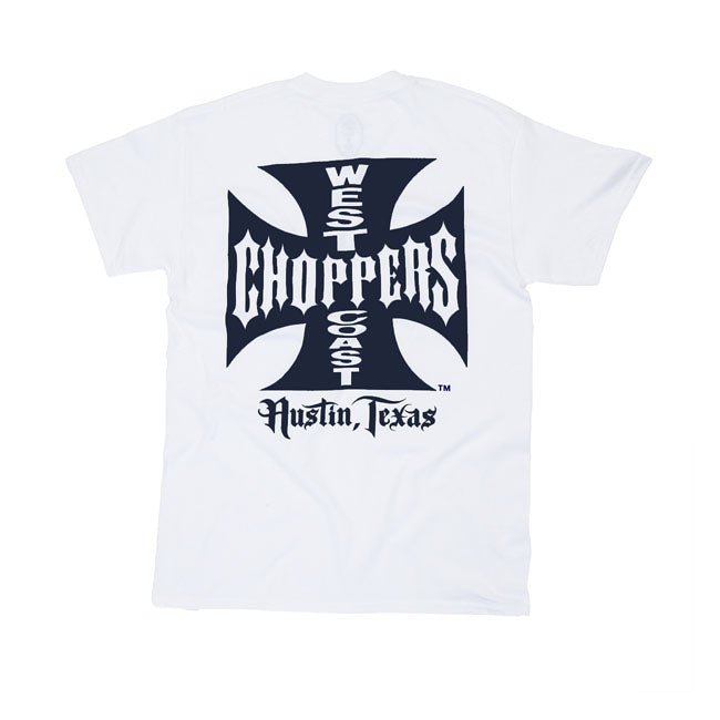 West Coast Choppers "Og Classic Atx" T-Shirt - White T-Shirt West Coast Choppers