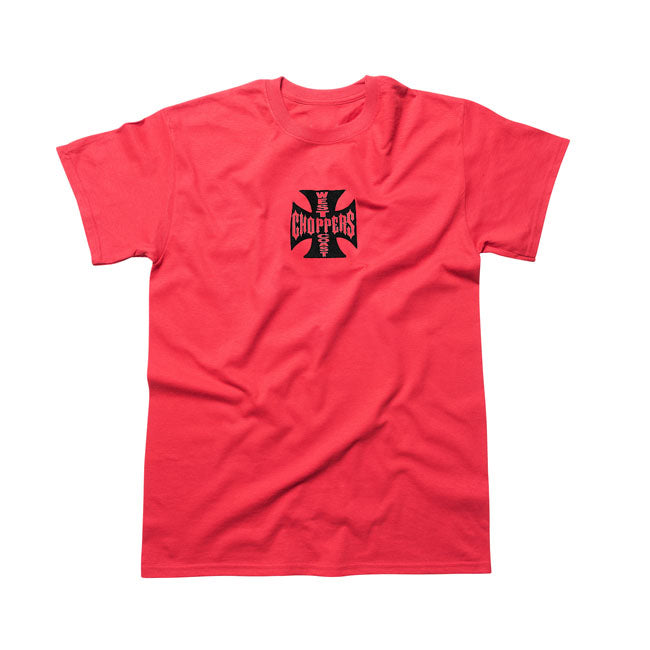 West Coast Choppers "Og Classic Atx" T-Shirt - Red T-Shirt West Coast Choppers S
