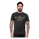 West Coast Choppers "Eagle Vintage" T-Shirt - Black T-Shirt West Coast Choppers S