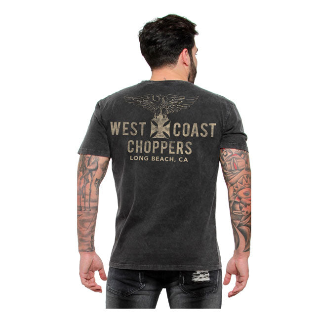 West Coast Choppers "Eagle Vintage" T-Shirt - Black T-Shirt West Coast Choppers