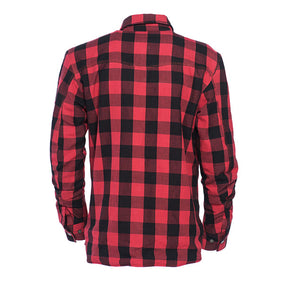 West Coast Choppers "Dominator" Riding Flannel Shirt - Red & Black Shirts West Coast Choppers