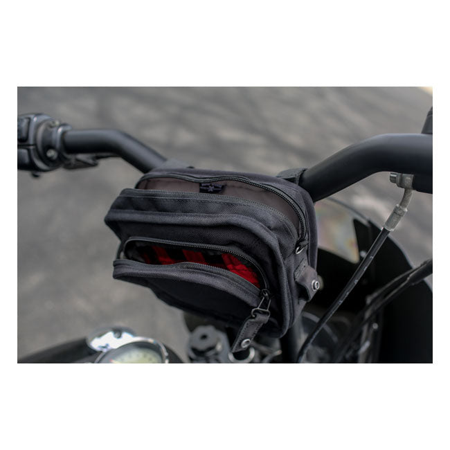 Burly Brand Bag Handlebar Black Touring Luggage Burly Brand