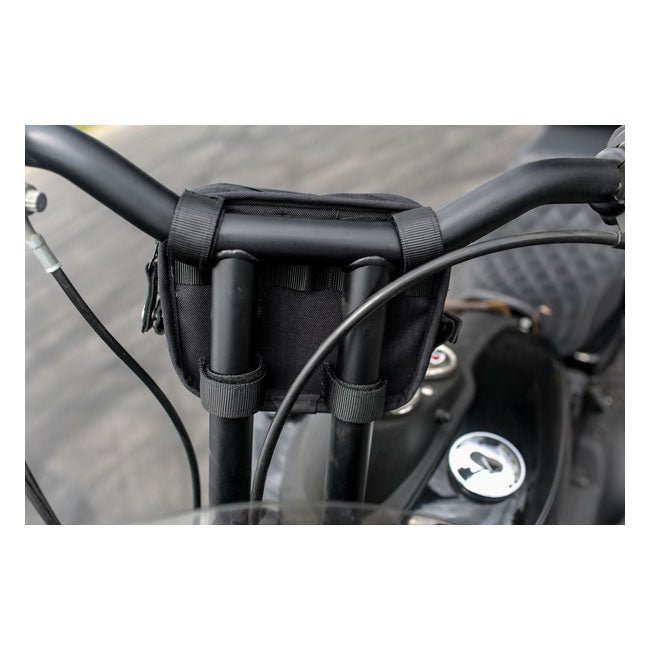 Burly Brand Bag Handlebar Black Touring Luggage Burly Brand