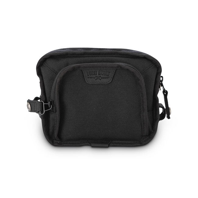Burly Brand Bag Handlebar Black Touring Luggage Burly Brand