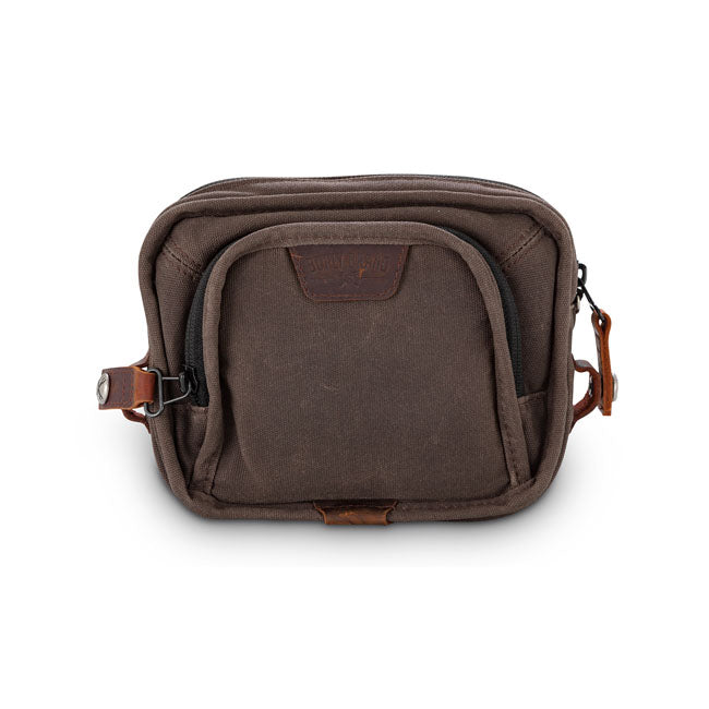 Burly Brand Bag Handlebar Oak Touring Luggage Burly Brand