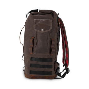 Burly Brand Backpack Sissy Bar Oak Touring Luggage Burly Brand