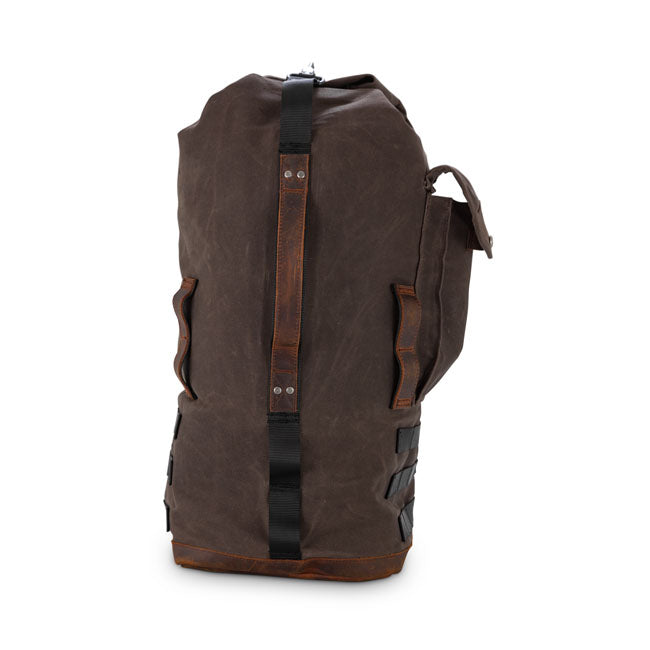 Burly Brand Backpack Sissy Bar Oak Touring Luggage Burly Brand