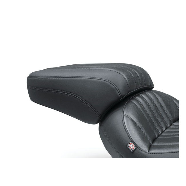 Mustang Seat Passenger Solo Tour Black Pillion Pads Mustang