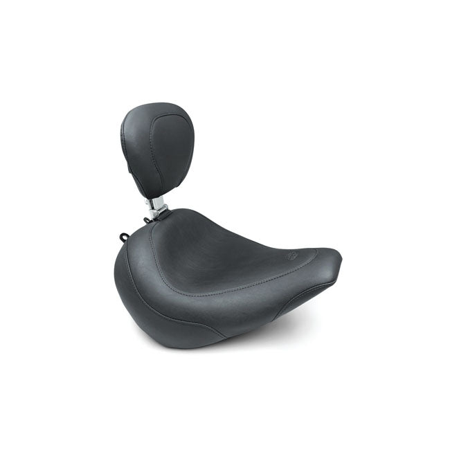 Mustang, Wide Tripper solo seat w/rider backrest SOLO SEATS Mustang