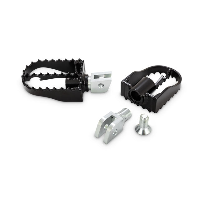 Burly Brand Pegs Rider Mx Black Footpegs Burly Brand