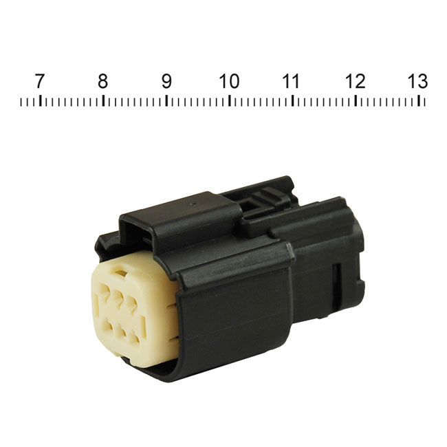 Namz Molex Mx 150 Female Connector 6 Position Black Molex Plugs Namz