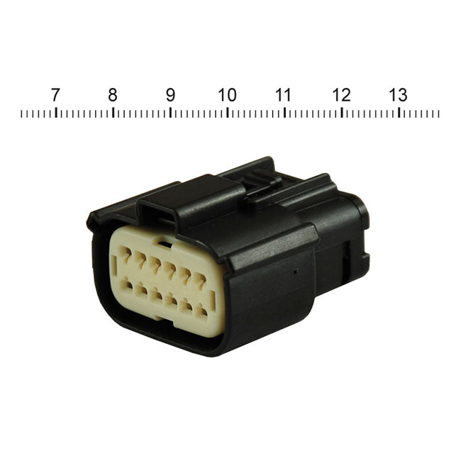 Namz Molex Mx 150 Female Connector 12 Position Black Molex Plugs Namz