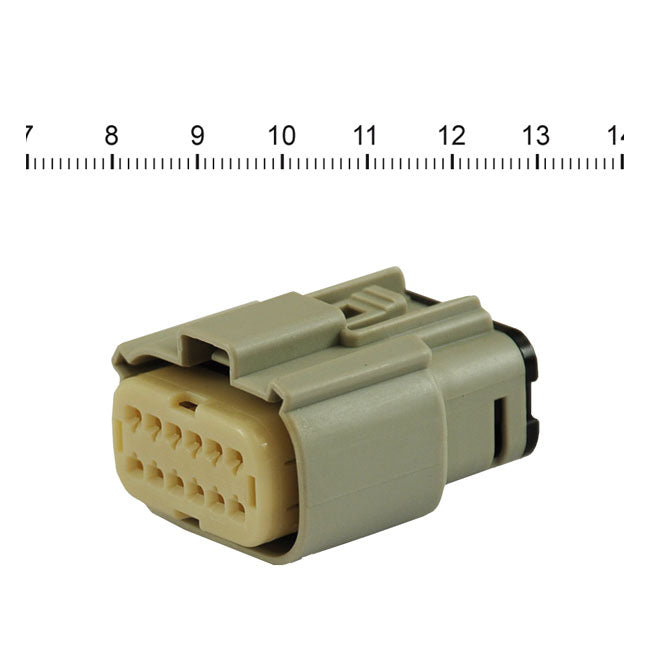 Namz Molex Mx 150 Female Connector 12 Position Grey Molex Plugs Namz
