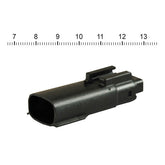 Namz Molex Mx 150 Male Connector 3 Position Black Molex Receptacles Namz