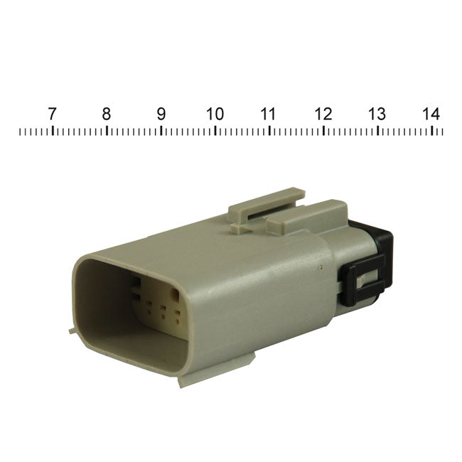 Namz Molex Mx 150 Male Connector 12 Position Grey Molex Receptacles Namz
