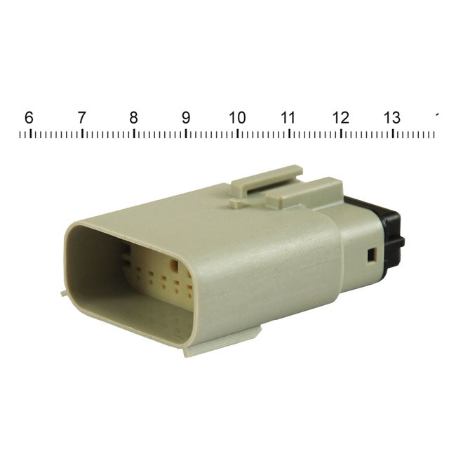 Namz Molex Mx 150 Male Connector 16 Position Grey Molex Receptacles Namz