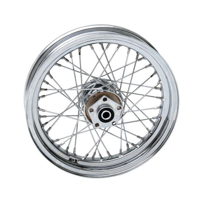 3.00 X 16 Rear Wheel 40 Spokes Chrome Rear Wheels 16 Inch Mcs
